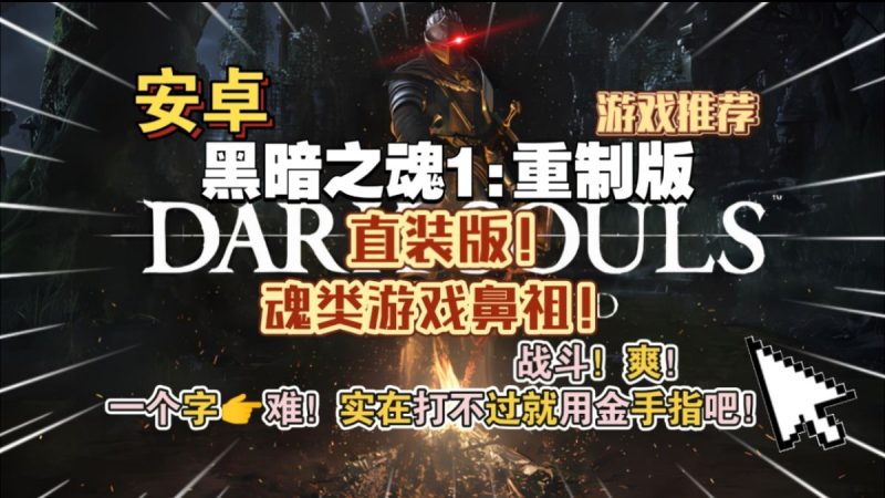 黑暗之魂重制版直装版[完整版]魂类游戏鼻祖一个字☞难！实在打不过就用金手指吧!好玩，爱玩!-梨子乐手游